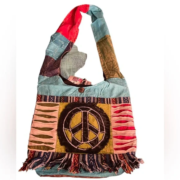 NWT. HIPPIE/BOHO/FESTIVAL/GYPSY BAG. CL/GR02. B621 - Picture 1 of 4